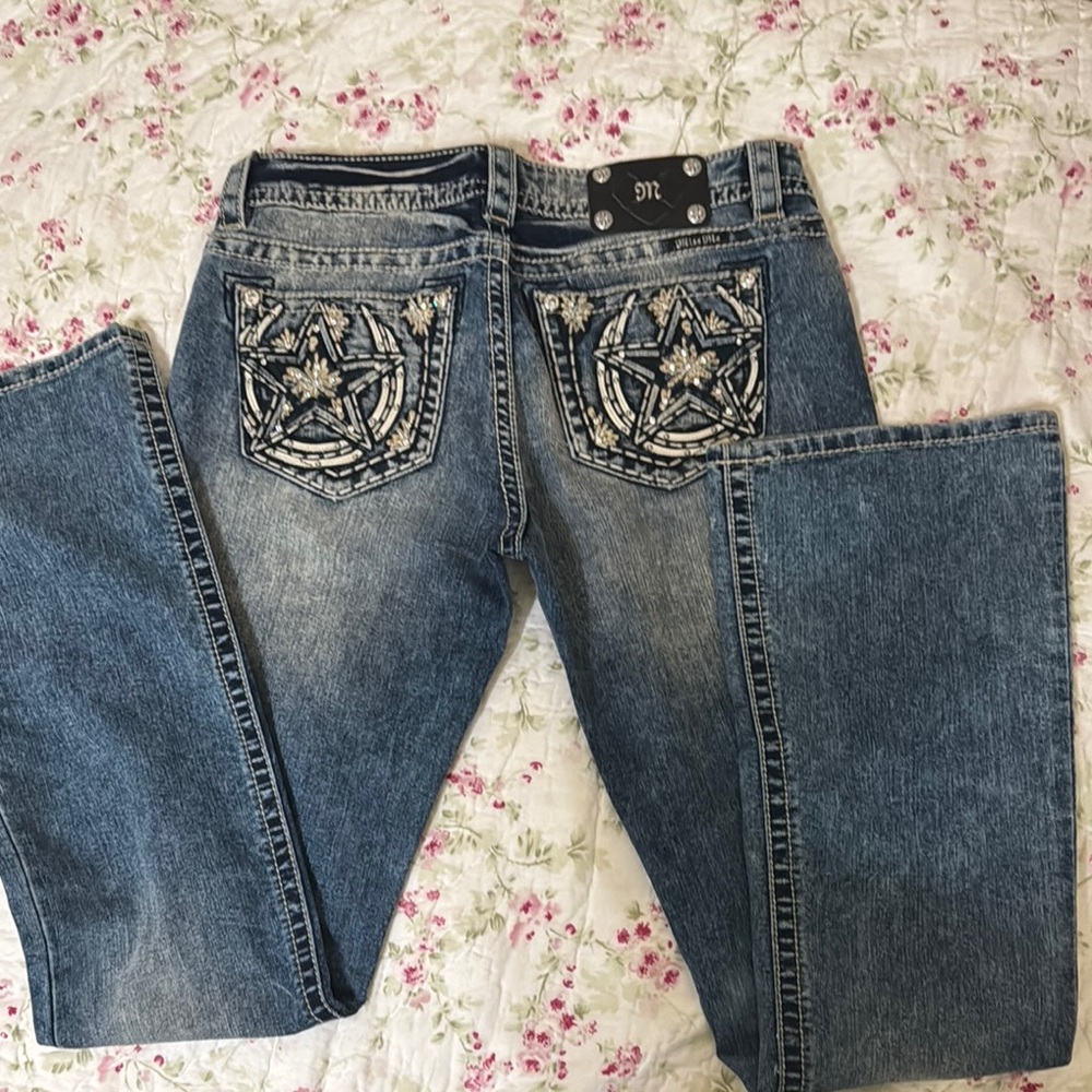 Miss Me Relaxed Boot Cut Jeans